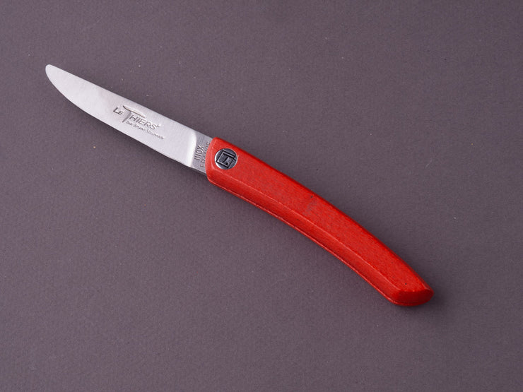 Facosa - Folding Knife - Le Thiers - 100mm Child Sphere - Red Handle