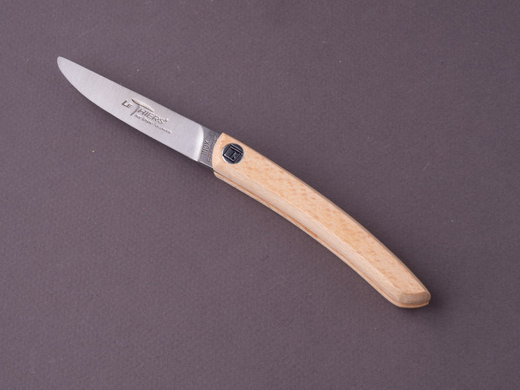 Facosa - Folding Knife - Le Thiers - 100mm Child Sphere - Natural Wood Handle