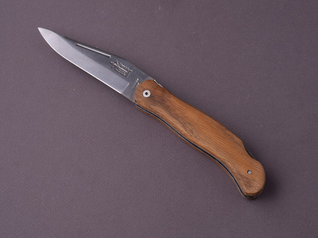 Arbalette - Folding Knife - Laguiole Cube - 85mm - Natural Wood Handle
