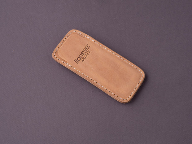 lionSTEEL - Leather Sheath /w Clip - Natural