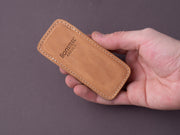 lionSTEEL - Leather Sheath /w Clip - Natural