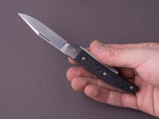 lionSTEEL - Folding Knife - Jack 2 Piece - 77mm - M390 - Slip Joint - Carbon Fiber