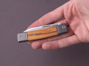 lionSTEEL - Folding Knife - bestMAN - Drop Point - 71mm - M390 - Slip Joint - OIive Wood