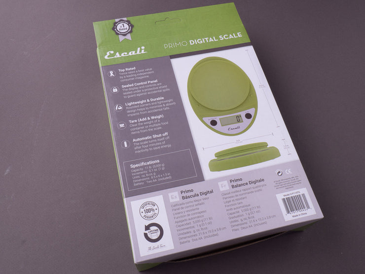 Escali - Primo Digital Scale - Tarragon Green (11Lbs)