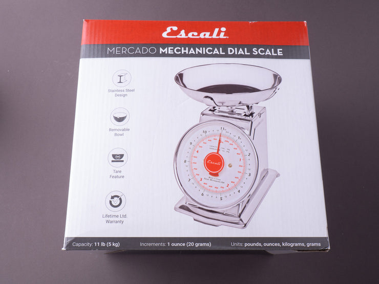 Escali - Mercado Mechanical Dial Scale with Bowl (11lb)