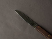 Florentine Kitchen Knives - Steak/Table - Kedma - Satin Stainless Steel - Scaled Walnut Handle - Set of 2