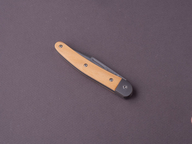 lionSTEEL - Folding Knife - Jack - 77mm - M390 - Slip Joint - Olive Wood