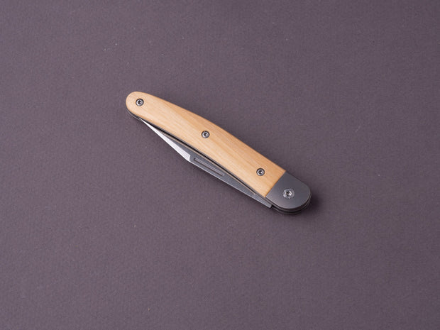 lionSTEEL - Folding Knife - Jack - 77mm - M390 - Slip Joint - Olive Wood