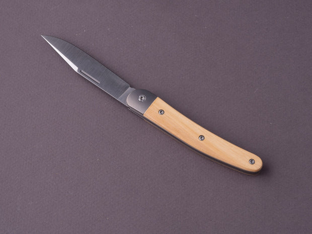 lionSTEEL - Folding Knife - Jack - 77mm - M390 - Slip Joint - Olive Wood