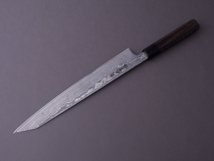 RYUSEN - BONTEN UNRYU WA - VG10 Damascus - Kiritsuke Sujihiki - 270mm - Wenge Handle