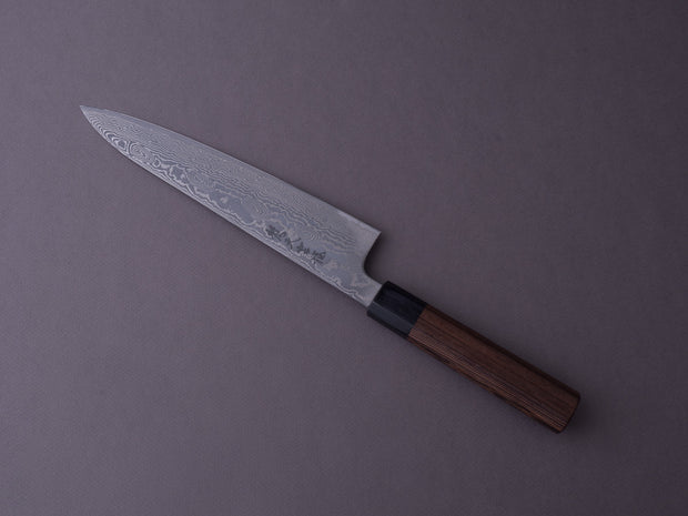 RYUSEN - BONTEN UNRYU WA - VG10 DAMASCUS - 210mm Gyuto - Wenge Handle