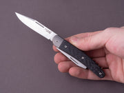 lionSTEEL - Folding Knife - Jack 3 Piece - 77mm - M390 - Slip Joint - Carbon Fiber