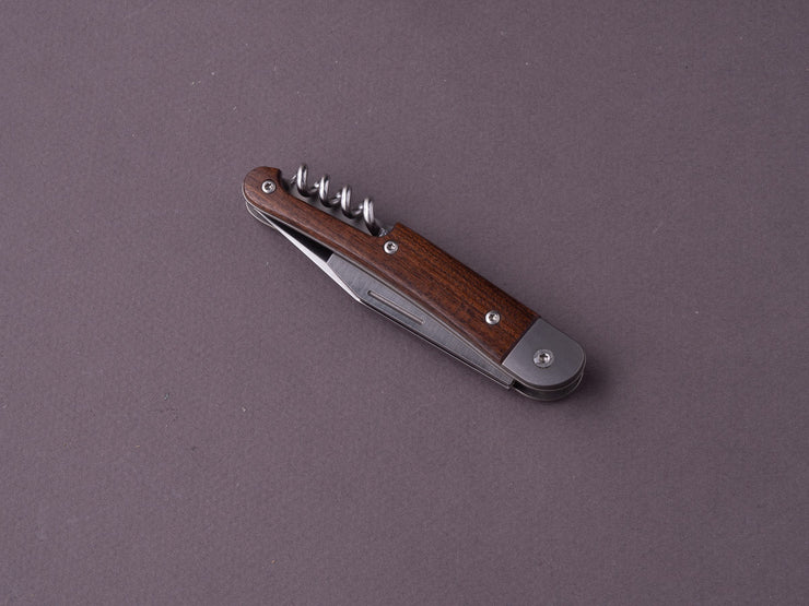 lionSTEEL - Folding Knife - Jack 3 Piece - 77mm - M390 - Slip Joint - Santos Mahogany