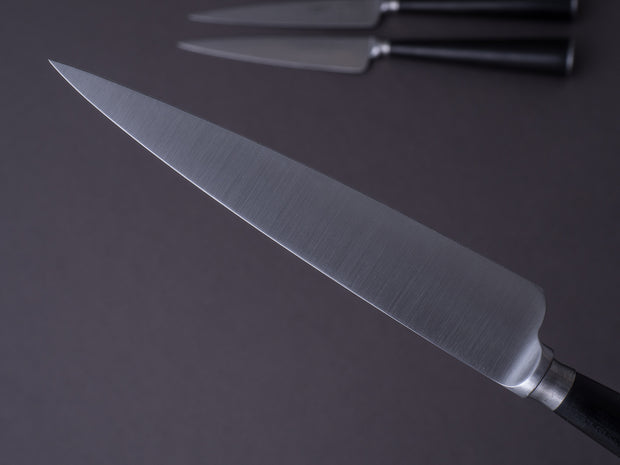 Fontenille-Pataud - Steak/Table Knives - Parisian Picnic - Set of 2 - Ebony Handle