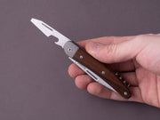 lionSTEEL - Folding Knife - Jack 3 Piece - 77mm - M390 - Slip Joint - Santos Mahogany