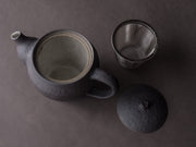 Komon - Mr. & Mrs. Shinohara - Ceramic - Teapot - Kirikabu Black