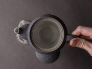 Komon - Mr. & Mrs. Shinohara - Ceramic - Teapot - Kirikabu Black