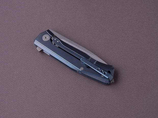lionSTEEL - Folding Knife - Frame Lock - MYTO - M390 - 85mm - Titanium Blue