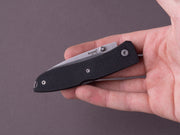 lionSTEEL - Folding Knife - Opera 74mm - D2 - Lock Back - Black G10