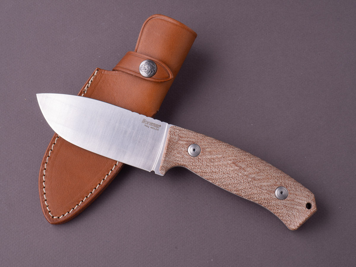 lionSTEEL - Fixed Blade - M3 - Niolox - 105mm - Canvas Micarta