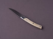 Coutellerie Chambriard - Le Thiers "Compact" - Folding Knife - Cow Horn Handle w/ Piquetage - Spring Lock