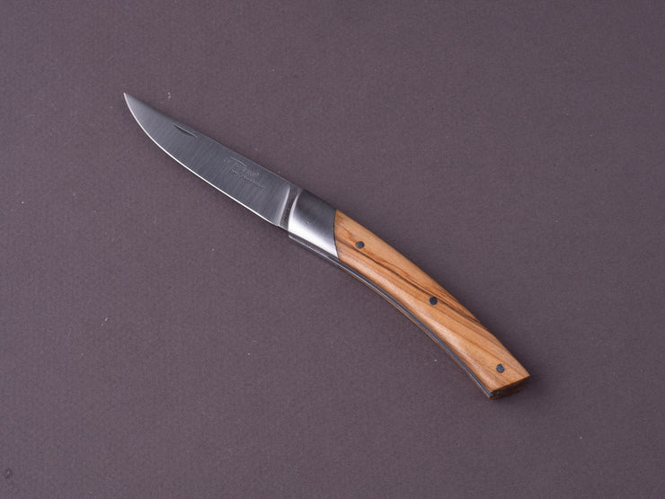 Coutellerie Chambriard - Le Thiers "Compact" - Folding Knife - Olive Wood Handle - Spring Lock