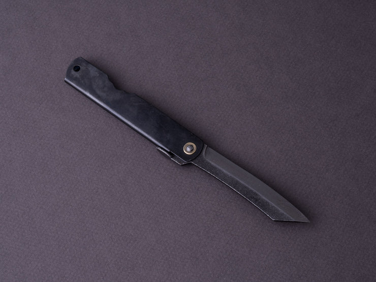 Higonokami - Folding Knife - Mono - Black Handle - 65mm