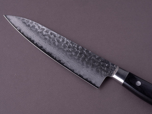 Hitohira - Imojiya ST - Tsuchime Damascus - 180mm Gyuto - Western Handle