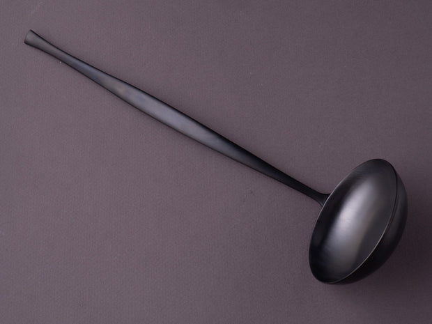 Belo Inox - Flatware - Luna Soup Ladle - Matt Black Titanium