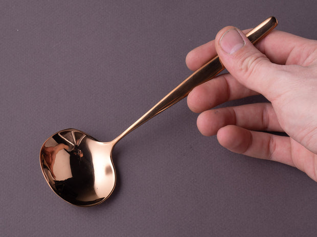 Belo Inox - Flatware - Bali Sauce Spoon - Shiny Copper