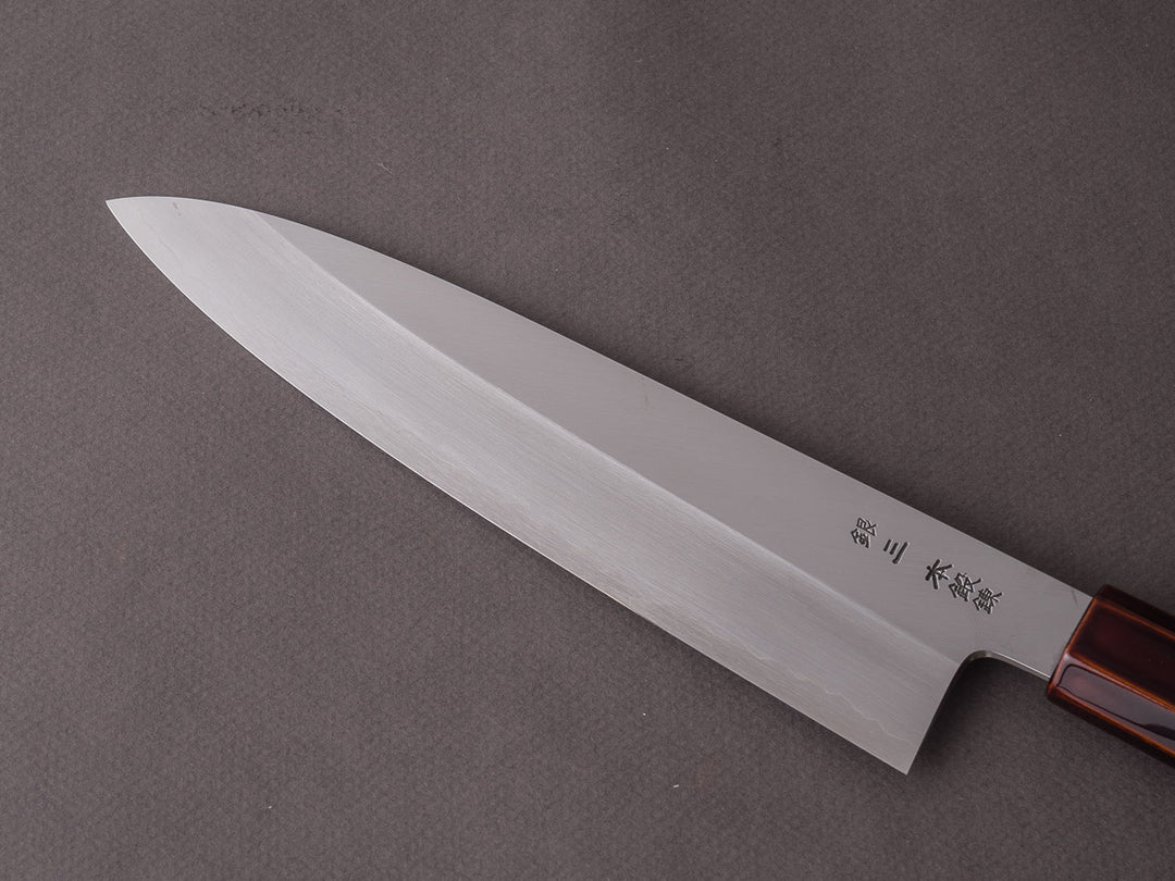 【kazuo様】専用・肌300g＆紫360g≪リクエスト特割特価≫ HADO - Kijiro - Ginsan - 210mm Gyuto - Urushi Handle – Strata