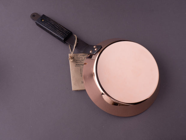 Netherton Foundry - Cookware - Spun Copper - 8" Frying Pan - Ebonised Handle