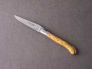 Fontenille-Pataud - Folding Knife - Laguiole Nature - Golden Maple Burl - Lock Back - 120mm