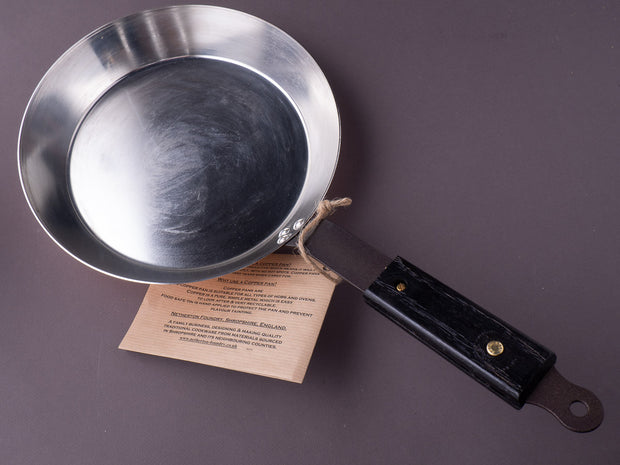 Netherton Foundry - Cookware - Spun Copper - 10" Frying Pan - Ebonised Handle
