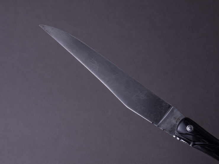 Laguiole en Aubrac - Folding Knife - 14cm Laguiole - Black Horn Handle