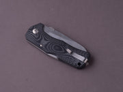 lionSTEEL - SOLID Folding Knife - TM1 - 90mm - Sleipner - Lock Back - Black Micarta