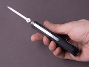 lionSTEEL - SOLID Folding Knife - TM1 - 90mm - Sleipner - Lock Back - Black Micarta