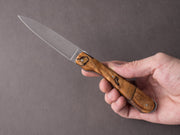 Fontenille-Pataud - Folding Knife - Corsican Sperone - Full Poplar Burl - Lock Back - 120mm