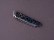 Fontenille Pataud - Folding Knife - Le Pradel - 14C28N - 90mm - Blue Palm Tree Handle