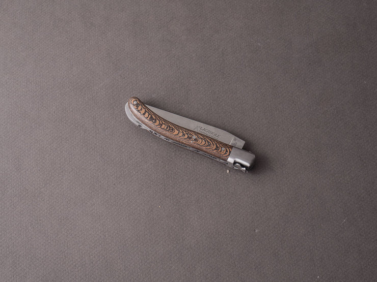 Fontenille-Pataud - Folding Knife - Le Pocket Laguiole - Lock Back - 14C28N - 75mm - Black Plane Tree