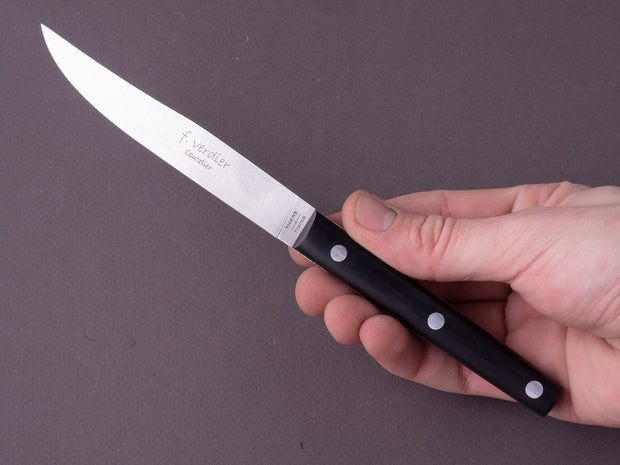 F. Verdier - Ikuzo - Steak/Table Knives - Set of 6 - Ebony Handle