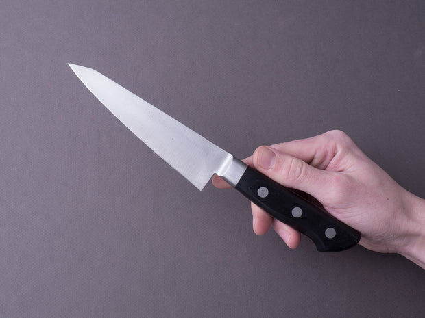 Sakai Kikumori - Nihonko - SK Carbon - 150mm Honesuki Kaku - Western Handle