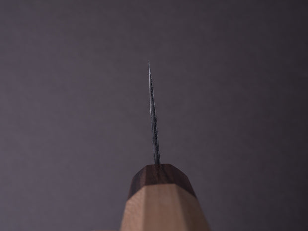 Hitohira - Futana - Super Blue - Kurouchi Tsuchime - 165mm Nakiri - Cherry Handle