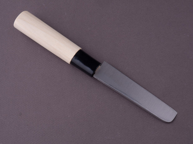 Mumei - Yellow Steel - 105mm Nagoya Saki - Poplar Handle