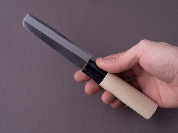 Mumei - Yellow Steel - 105mm Nagoya Saki - Poplar Handle
