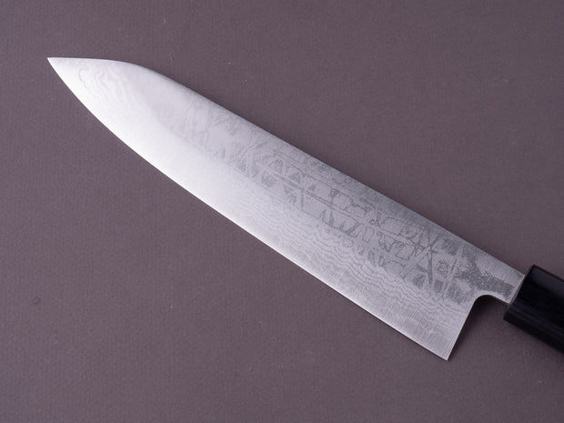 Hitohira - Setsu Forged - VG10 Damascus - 210mm Gyuto - Rosewood Handle