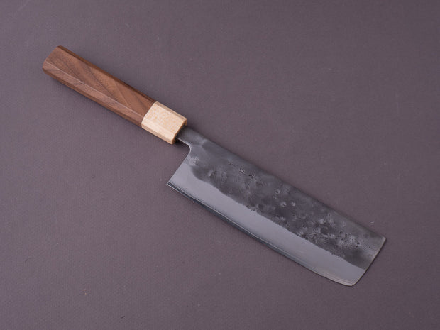 Hitohira - TD - SLD - Nashiji - 165mm Nakiri - Walnut Handle