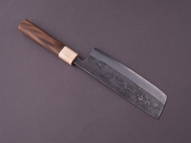 Hitohira - TD - SLD - Nashiji - 165mm Nakiri - Walnut Handle