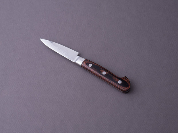 Hitohira - Imojiya - ST Damascus - 80mm Paring - Western Handle