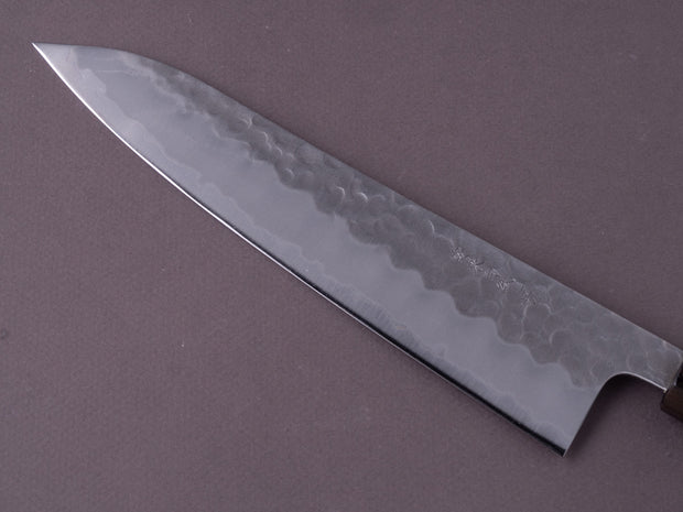 Hitohira - Futana - White #2 - Migaki Tsuchime - 210mm Gyuto - Cherry Handle